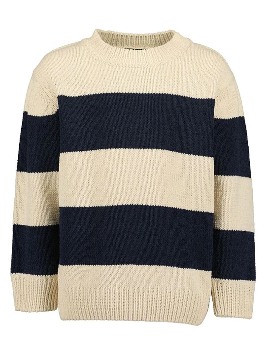 Zdjęcie produktu Blue Seven Sweter w kolorze beżowo-granatowym rozmiar: 122