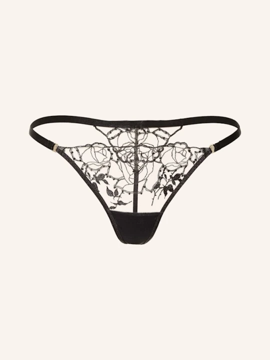 Zdjęcie produktu Bluebella Stringi Rosalie schwarz CZARNY