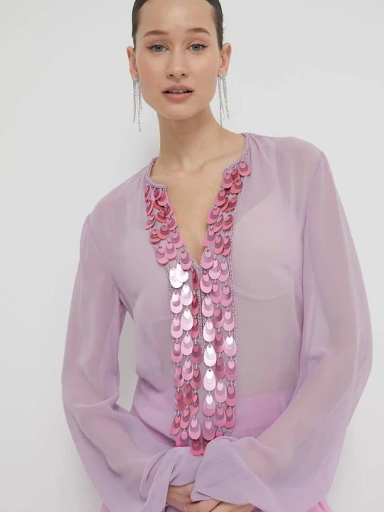 Zdjęcie produktu Blugirl Blumarine bluzka fioletowy