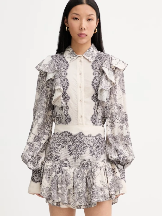 Zdjęcie produktu Blugirl Blumarine koszula damska beżowy