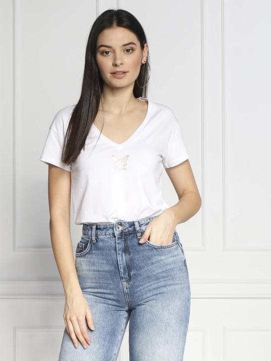 Zdjęcie produktu BluGirl Blumarine T-shirt | Regular Fit biały