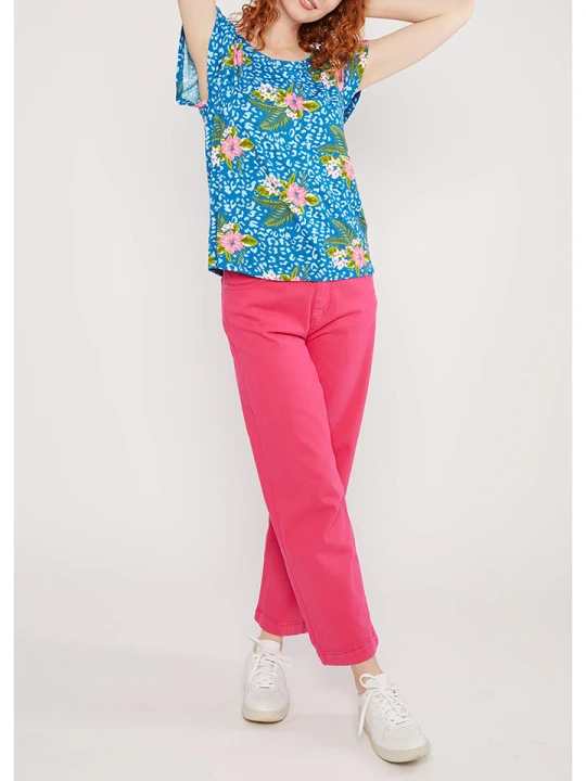 Zdjęcie produktu Blutsgeschwister Bluzka "Frilly" w kolorze niebieskim rozmiar: M