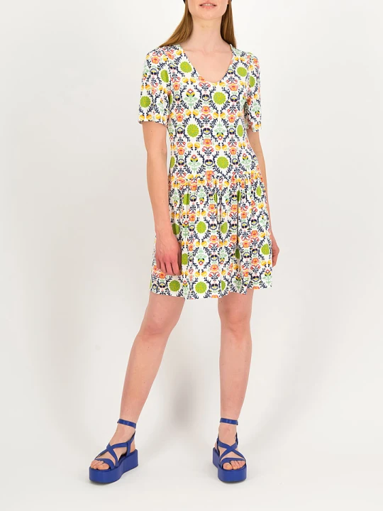 Zdjęcie produktu Blutsgeschwister Sukienka "Summer Ease Cache" w kolorze białym ze wzorem rozmiar: M