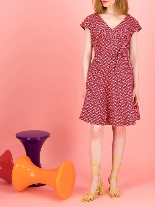 Zdjęcie produktu Blutsgeschwister Sukienka "True Love Hourglass" w kolorze czerwonym rozmiar: XL