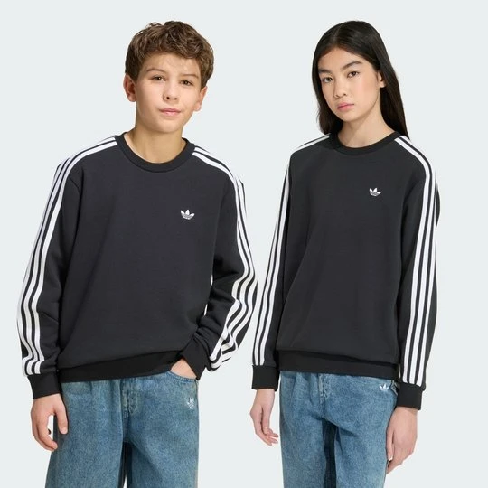 Zdjęcie produktu Bluza 3-STRIPES LOOSE CREW Adidas czarny