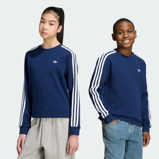 Zdjęcie produktu Bluza 3-STRIPES LOOSE CREW Adidas Night Indigo