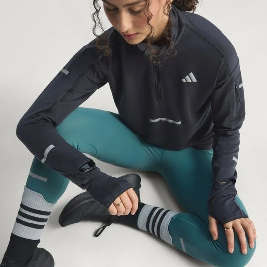Zdjęcie produktu Bluza Adi365 Running CLIMAWARM+ Half-Zip Adidas czarny