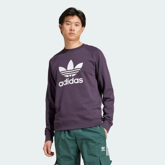 Zdjęcie produktu Bluza Adicolor Classics Trefoil Crewneck Adidas Aurora Black