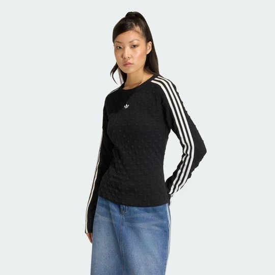 Zdjęcie produktu BLUZA ADIDAS ORIGINALS SLIM SOLID SPIKE KNIT czarny