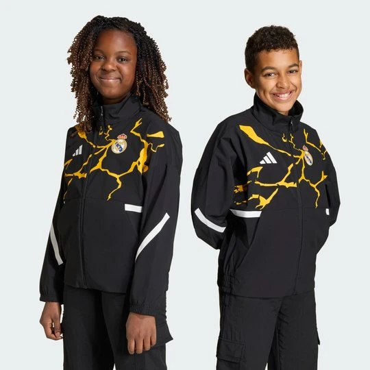 Zdjęcie produktu Bluza adidas Real Madrid Avengers Z.N.E. Anthem Kids czarny