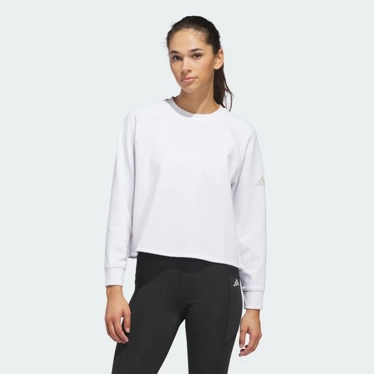 Zdjęcie produktu Bluza Beyond The Course Twistweave z zatrzaskami po bokach Adidas biały
