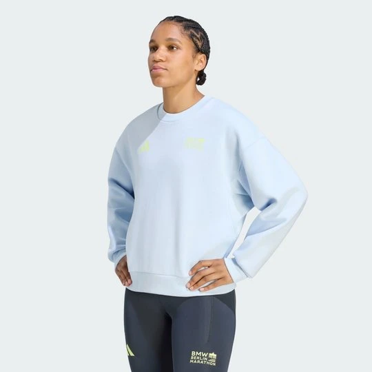 Zdjęcie produktu BLUZA BMW BERLIN-MARATHON 2026 ALL SZN Adidas Crystal Sky