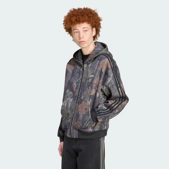Zdjęcie produktu Bluza Camo Hooded Full-Zip Adidas czarny