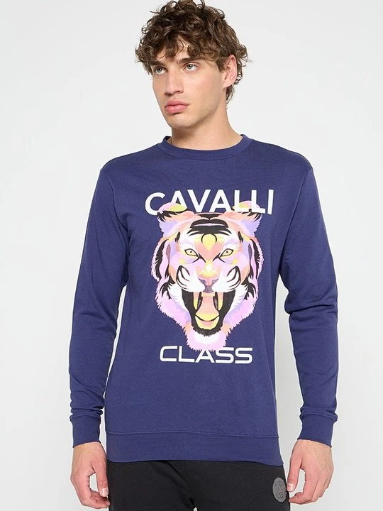 Zdjęcie produktu Bluza Cavalli Class niebieski