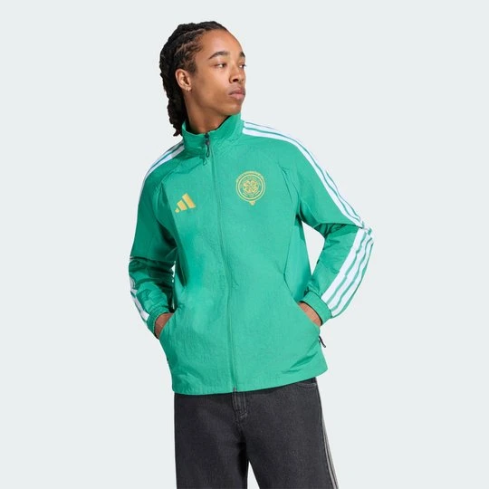 Zdjęcie produktu Bluza Celtic FC Home Anthem Adidas Semi Court Green