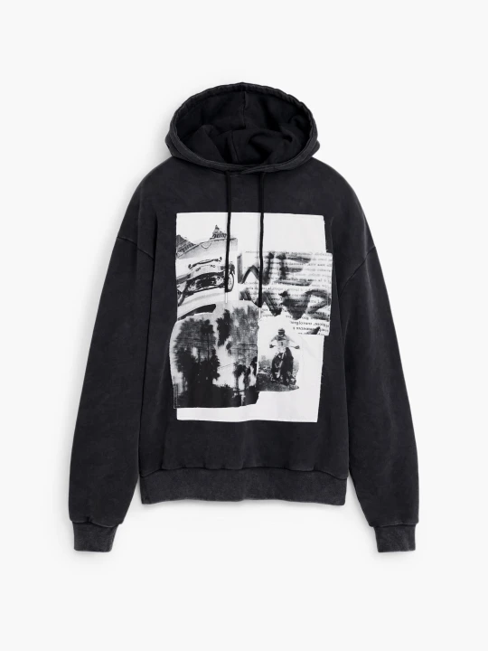 Zdjęcie produktu Bluza collage motorowa Desigual czarny