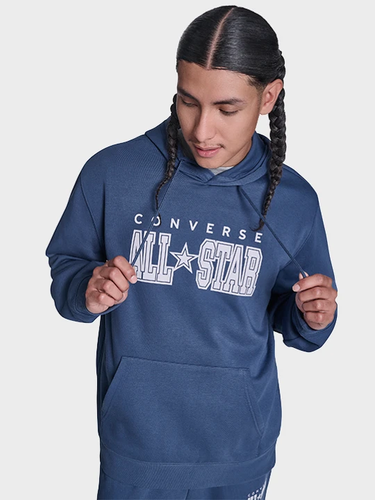 Zdjęcie produktu Bluza Converse All Star Pullover Hoodie Converse Navy
