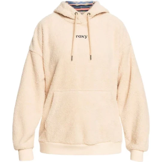 Zdjęcie produktu Bluza damska Call Me Sherpa Fleece Hoodie Roxy Beżowy