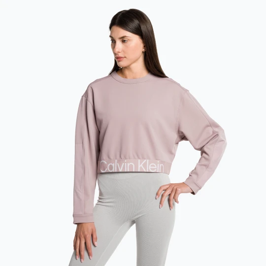 Zdjęcie produktu Bluza damska Calvin Klein Pullover gray rose Różowy