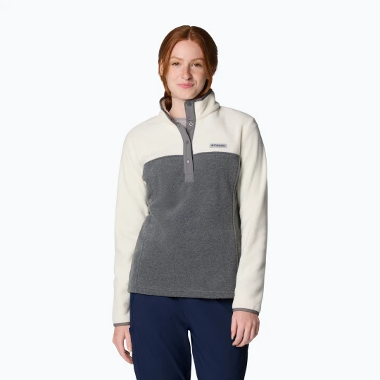 Zdjęcie produktu Bluza damska Columbia Benton Springs 1 / 2 Snap city grey heather / chelk