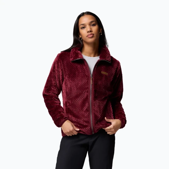 Zdjęcie produktu Bluza damska Columbia Fire Side II Sherpa Full Zip rich wine Bordowy
