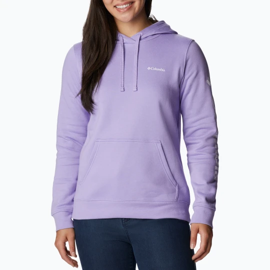 Zdjęcie produktu Bluza damska Columbia Trek Graphic Hooded frosted purple / white logo Fioletowy