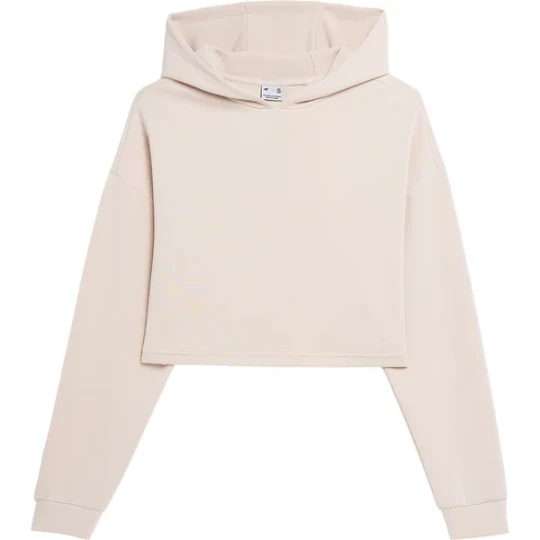 Zdjęcie produktu Bluza damska Crop-Top 4FSS23TSWSF362 4F Beżowy