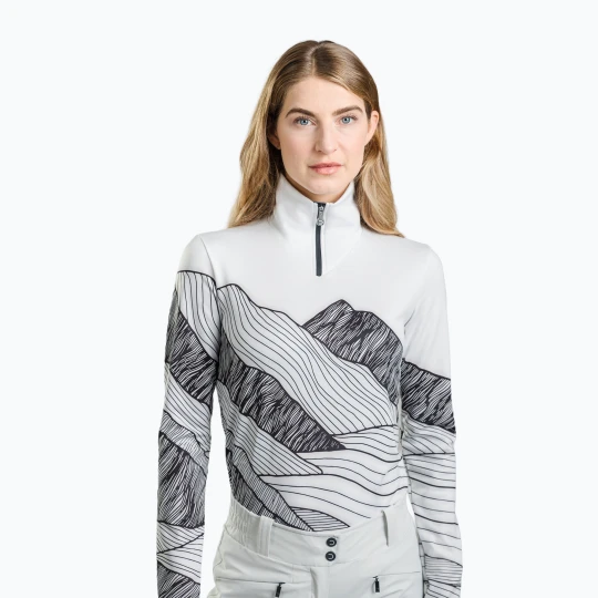 Zdjęcie produktu Bluza damska DOTOUT Peaks print outline col/black beauty Biały