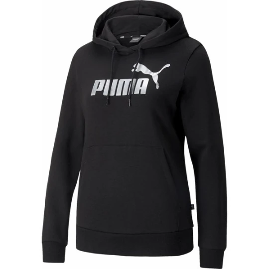 Zdjęcie produktu Bluza damska ESS+ Metallic Logo Hoodie TR Puma Czarny