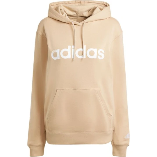 Zdjęcie produktu Bluza damska Essentials Linear Hoodie Adidas Beżowy