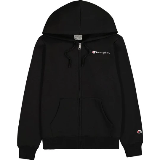 Zdjęcie produktu Bluza damska Full Zip Hoodie Sweatshirt Champion Czarny