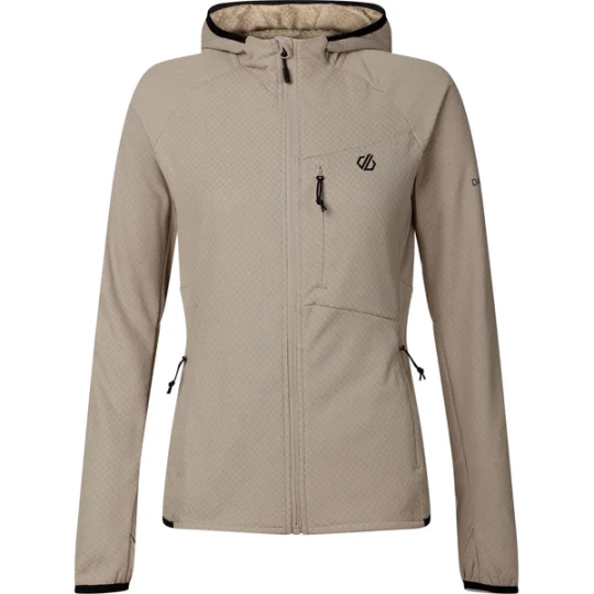 Zdjęcie produktu Bluza damska Heat Weave Stretch Midlayer Dare2B Beżowy