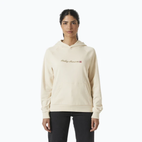 Zdjęcie produktu Bluza damska Helly Hansen Core Graphic Hoodie cream Beżowy