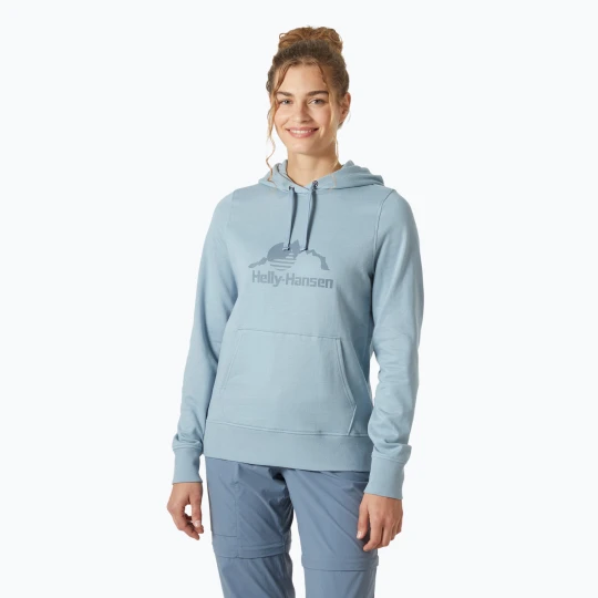 Zdjęcie produktu Bluza damska Helly Hansen Nord Graphic Pullover Hoodie windy blue