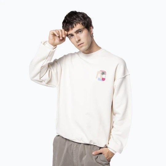 Zdjęcie produktu Bluza męska Kaotiko Marrakech Organic Cotton ivory Beżowy