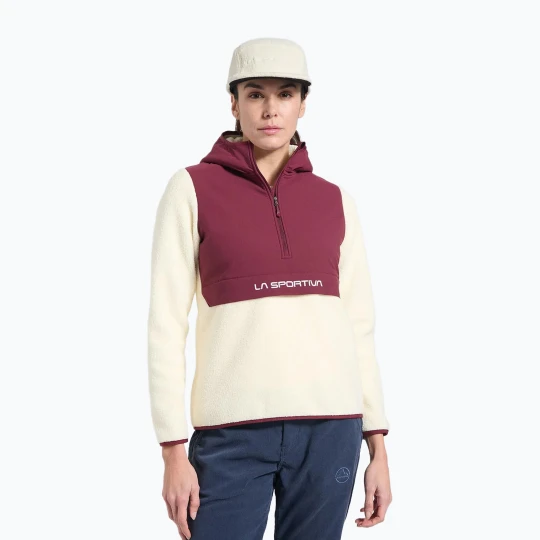 Zdjęcie produktu Bluza damska La Sportiva Guidance Sherpa Hoody chalk / redwood Beżowy