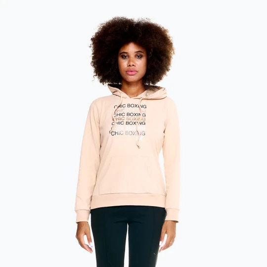 Zdjęcie produktu Bluza damska LEONE 1947 Chic Boxing Hoody beige