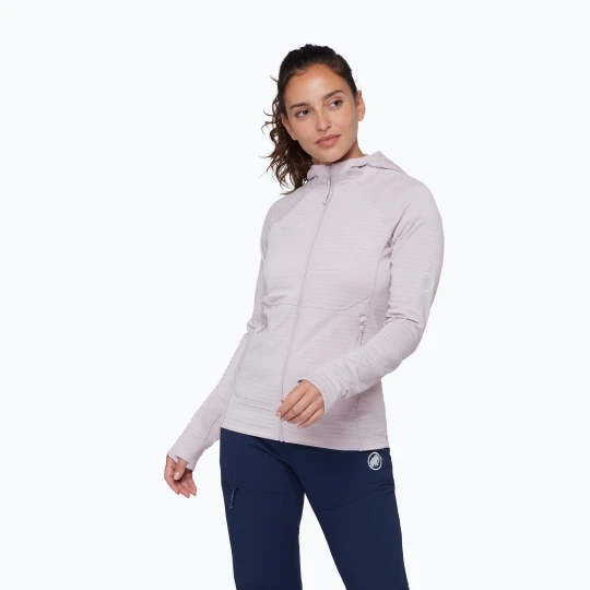 Zdjęcie produktu Bluza damska Mammut Taiss ML Hooded alpine calamint Różowy