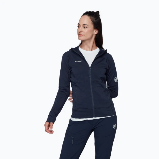 Zdjęcie produktu Bluza damska Mammut Taiss ML Hooded marine Granatowy