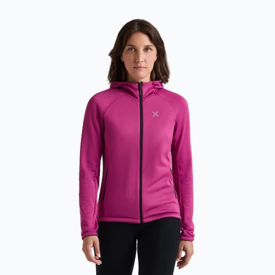 Zdjęcie produktu Bluza damska Montura Fadis Grid Hooded Maglia baton rougue Fioletowy