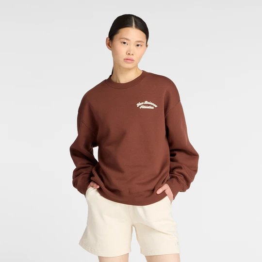 Zdjęcie produktu Bluza damska New Balance WT53516ROK – brązowa
