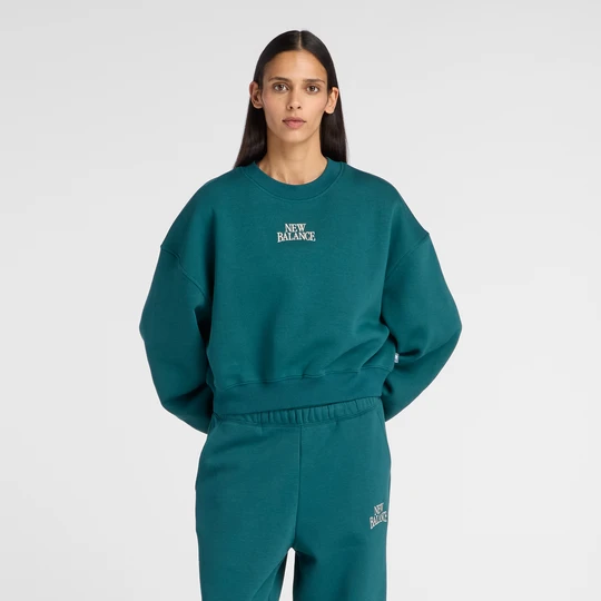 Zdjęcie produktu Bluza damska New Balance WT61935IAAV – zielona