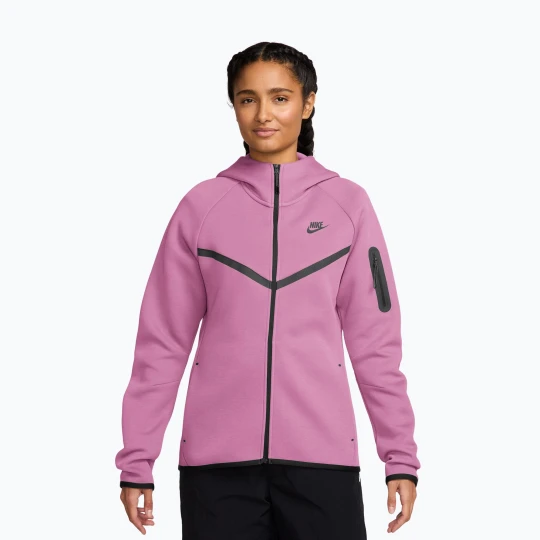 Zdjęcie produktu Bluza damska Nike Sportswear Tech Fleece Windrunner light magenta/black Różowy