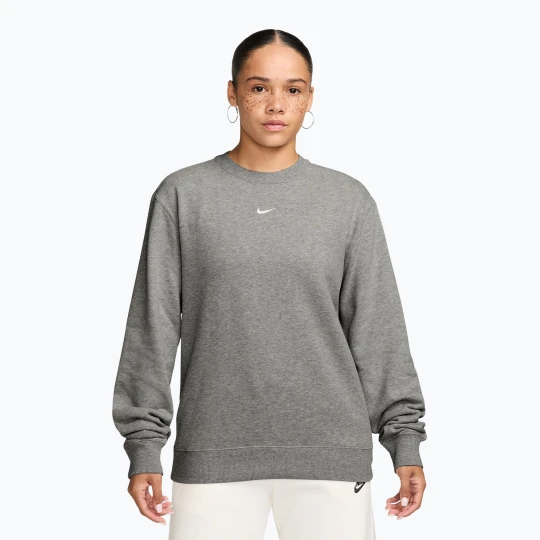 Zdjęcie produktu Bluza damska Nike Studio Fleece Lightweight dark grey heather / sail