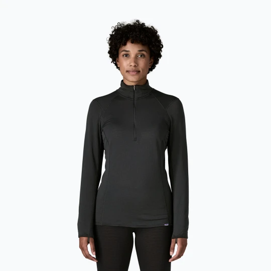 Zdjęcie produktu Bluza damska Patagonia Cap Termal Weight Zip Neck black