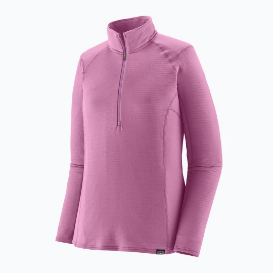 Zdjęcie produktu Bluza damska Patagonia Cap Termal Weight Zip Neck brisk purple Fioletowy
