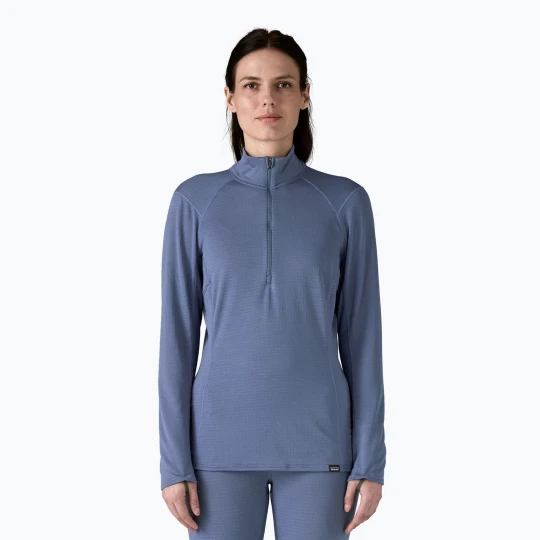 Zdjęcie produktu Bluza damska Patagonia Cap Termal Weight Zip Neck clement blue Granatowy