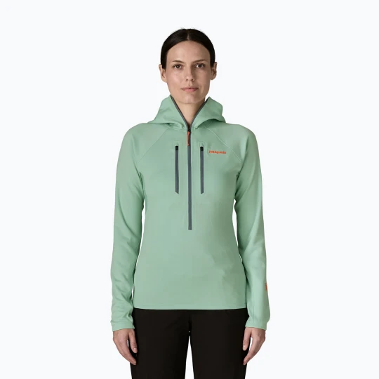 Zdjęcie produktu Bluza damska Patagonia R1 Ultralight Hoody thin ice Niebieski