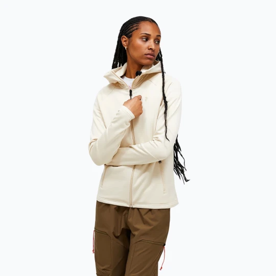 Zdjęcie produktu Bluza damska Peak Performance Rider Essentials Zip Hood sand fog / sand fog Beżowy