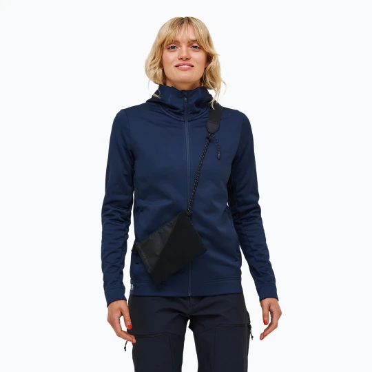 Zdjęcie produktu Bluza damska Peak Performance Rider Tech Zip Hood blue shadow Granatowy